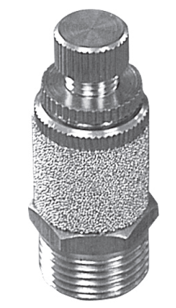 Глушитель с регулировкой потока (с контргайкой)